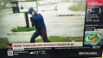 Weather Channel Reporter Gets Savaged After He Was Caught ‘Faking’ Strong Hurricane Florence Winds