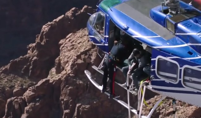 Will Smith bungee jumping grand canyon
