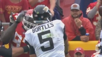 The Internet Mocks Blake Bortles After He Throws Two Absolutely Terrible Interceptions In First Half