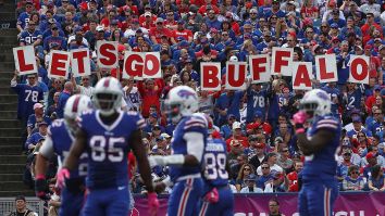 A Bills Fan Made The Best Sign You’ll Ever See At An NFL Game