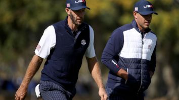 Report: Dustin Johnson And Brooks Koepka Almost Threw Down After Ryder Cup Loss, Needed To Be Separated