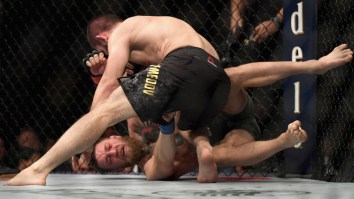Listen To Khabib Talk Sh*t To McGregor As He Beat The Snot Out Of Him At UFC 229, And Conor’s Weak Response