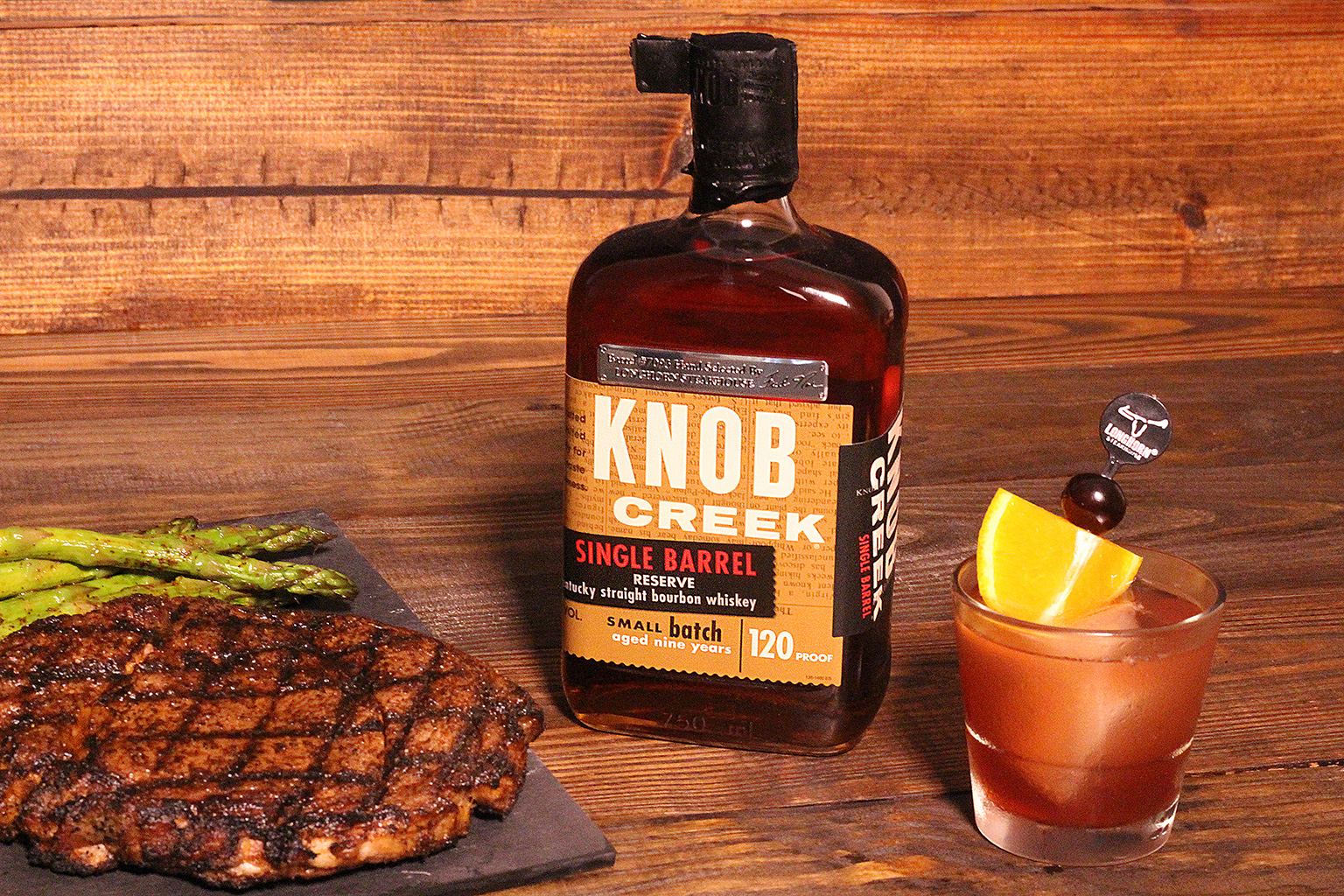 Knob Creek Creates Special Edition Single Barrel Bourbon For LongHorn