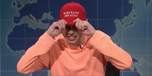 Pete Davidson Kanye Weest SNL