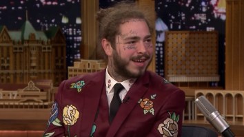Post Malone Can Eat All The Breadsticks He Wants, ‘Cause Dennis Rodman Just Gave Him The Best Gift Ever