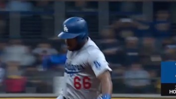 Yasiel Puig Flips Bat, Does WWE DX Crotch Chop After Huge Three-Run Homer In Game 7 Of NLCS