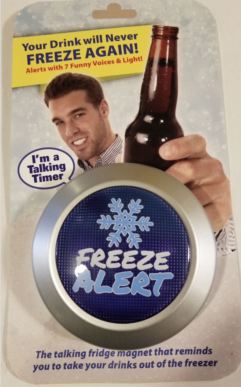 The 'Freeze Alert' Is An Alarm That Tells Your When Your Beer Is Cold