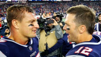 Tom Brady Jokes About Telling Gronk To ‘Stand Up’ During Sunday’s Game In Post-Game Instagram Video