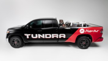 SEMA 2018: Toyota’s Hydrogen-Powered Tundra Is A Truck With Pizza-Making Robots For A Slice On The Go
