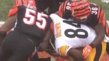 Vontaze Burfict Is Probably Going To Get Suspended Again After Delivering Dirty Hit To Antonio Brown’s Head During Bengals-Steelers Game