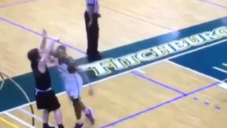 College Basketball Player Elbowing An Opponent In The Face After A Shot Is One Of The Dirtiest Plays You’ll Ever See