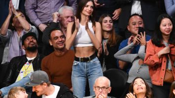 Emily Ratajkowski’s Flirtatious Tweet To LeBron During The Lakers Game Brought Out The Very Best Of The Internet