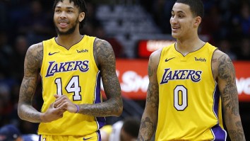 Kyle Kuzma’s Girlfriend Trolls Brandon Ingram’s Side Chick And One-Ups Her By Showing Off That She Has Better Seats To Games