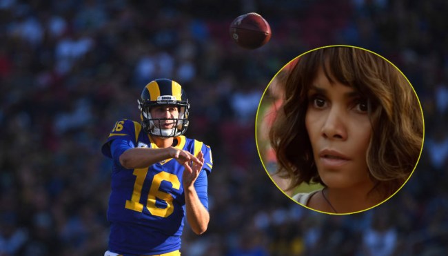 Jared Goff Reaction Halle Berry Tweeted