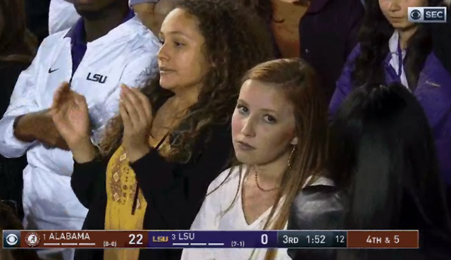 LSU Death Stare Girl Explains Meme