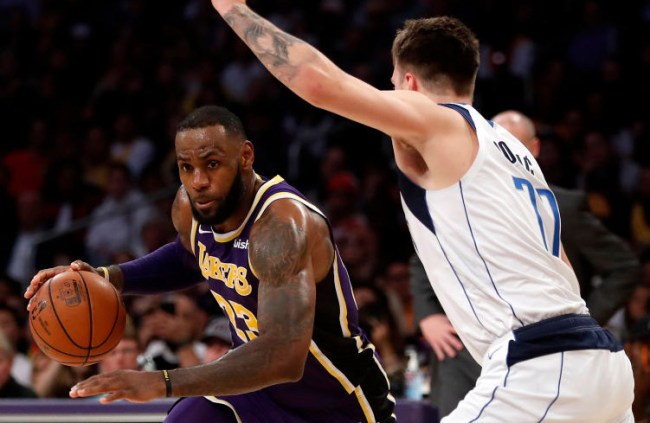 Luka Doncic LeBron James Jersey