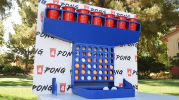4PONG: A New Party Game For Bros That Combines Beer Pong With A 4-In-Row Game