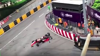 Formula 3 Driver Somehow Escapes Horrifying 170-MPH Aerial Crash With Just A Broken Back