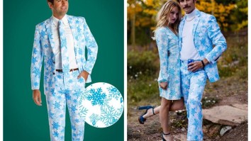 This Millennial Snowflake Christmas Party Suit Is The Perfect ‘Fit For The Millennial Hipster In Your Life