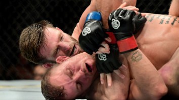 UFC Fighter Jordan Rinaldi Showed Off One Nasty, Crooked Finger After His Win At UFC 230