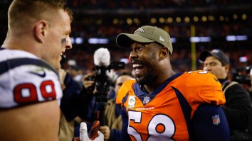 Is This Really Von Miller Giving His Girlfriend A Handful Of Little Von In The Backseat Of An Uber?