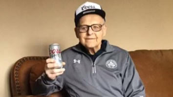101-Year-Old WW II Veteran Says Drinking Beer Everyday Is The Secret To Long Life Gets A Surprise From Coors Light
