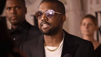 Kanye West Runs Away From TMZ Reporter After Being Asked About Insane Twitter Rant Directed At Drake