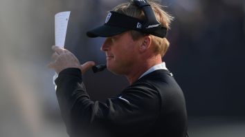 Jon Gruden Tells The Denver Broncos To ‘Shut The F*ck Up’ In Highly Entertaining Mic’d Up ‘MNF’ Footage