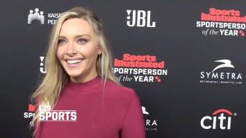 Gronk’s Girlfriend Camille Kostek Defends His Piss-Poor Tackling, Deftly Avoids Marriage Question