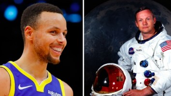 Steph Curry Wipes The Spit Off Neil Armstrong’s Grave By Admitting He Was Trolling About Moon Landing Farce