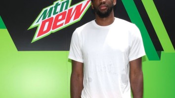 Joel Embiid Must Start Guzzling Mountain Dew Ice At Halftime To Prevent Getting Gassed Late In Games