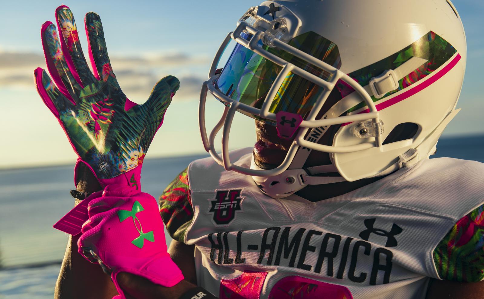 The Custom Ua Uniforms Cleats Helmets And Gloves For The 2019 All America Game Are Absolutely