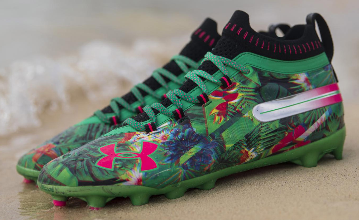 under armour floral cleats