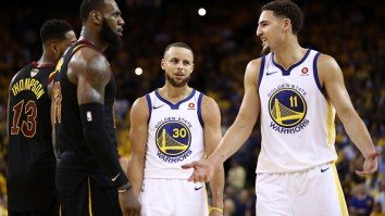 Klay Thompson Blasts The LeBron James-Led Cavs Teams For Being Petty, Calls Them ‘Idiots’, ‘Bums’