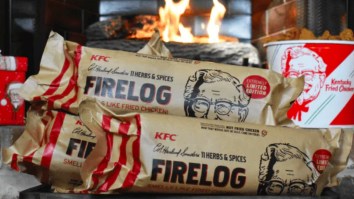 All I Want For Christmas Are These KFC Logs That Smell Like Heavenly Fried Chicken