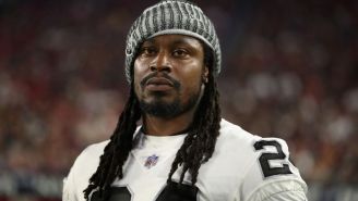 Marshawn Lynch Crashed A City Council Meeting And His Outfit Was Vintage Marshawn