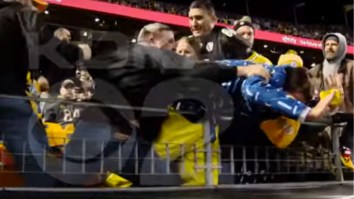 Disturbing Video Surfaces Of A Male Steelers Fan Choking A Pregnant Chargers Fan At Sunday’s Game