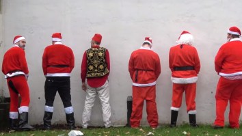 SantaCon 2018 Was Everything You Expected – Fights, Public Urination And Andy Cohen Crashing A Christmas Party