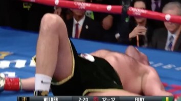 The Internet Reacts To Tyson Fury Somehow Getting Up After Vicious Knock Out Punch From Deontay Wilder In 12th Round, Controversial Decision