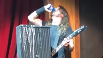 Watch Dave Grohl Chug A Beer Then Fall Off The Stage In Foo Fighters’ First Concert Of 2019