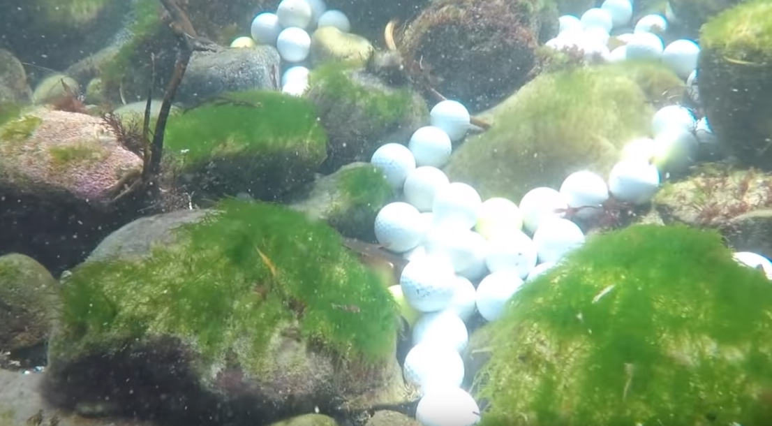 Diver Finds Over 50,000 Golf Balls Sitting At The Bottom Of The Ocean