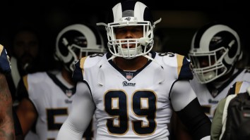 Rams DE Aaron Donald Shows Off His Muscles In Shirtless Pic On Instagram And Tom Brady Should Be Terrified