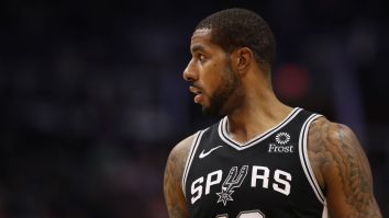 Woman Sitting Courtside At Spurs Game Goes Viral For Looking At LaMarcus Aldridge Like A Delicious Snack