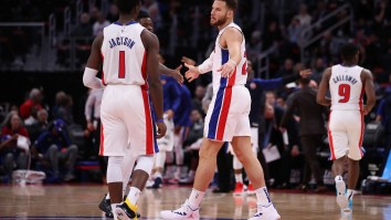 Reggie Jackson Picked The Most Awkward Moment To Crash Blake Griffin’s Post-Game Interview
