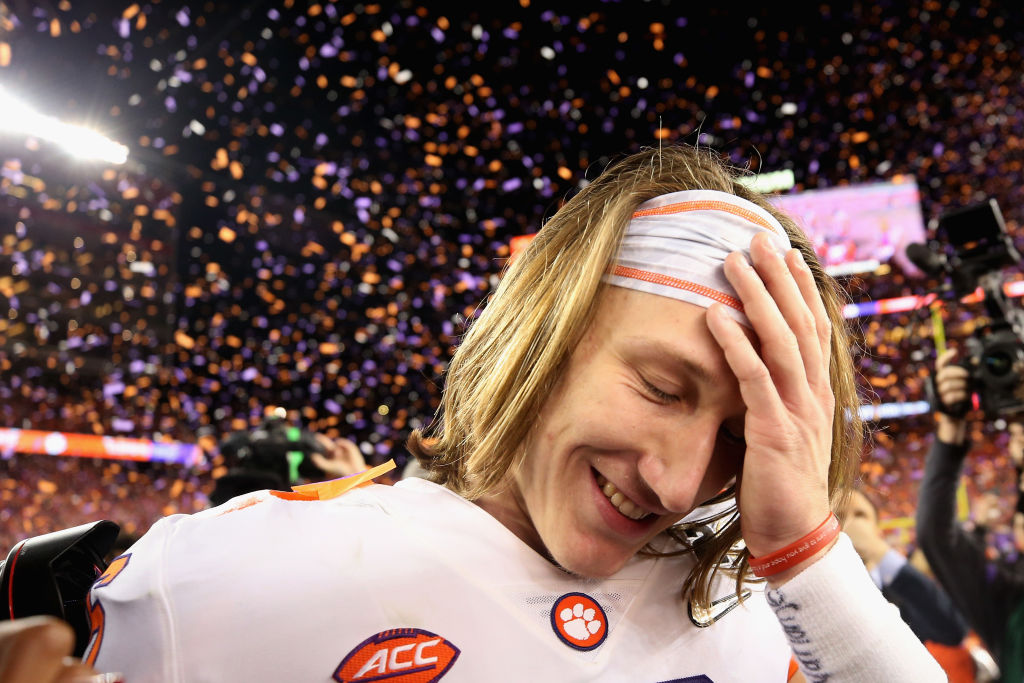 Look: Trevor Lawrence wearing Georgia gear will make Clemson fans sick