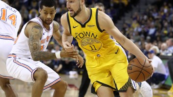 Klay Thompson’s Insane Points-Per-Dribble Stat From Last Night Is Here To Blow Your Damn Mind