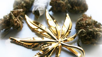 This Giant Blunt Covered In Gold Is The Most Expensive Pre-Rolled Weed Ever Sold