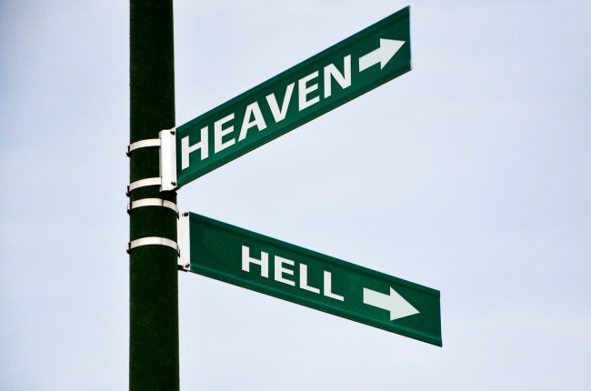 Heaven and Hell Sign