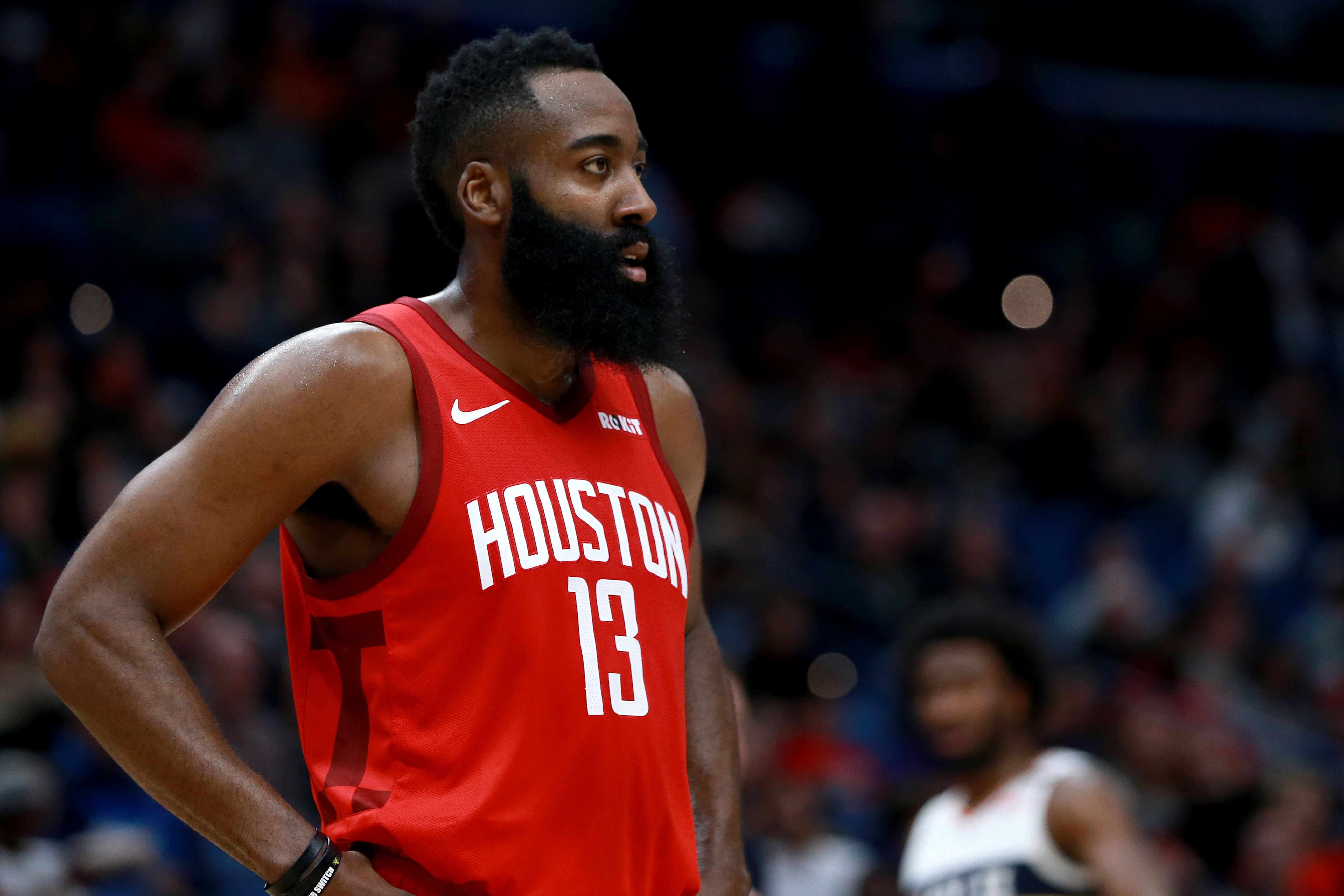 James Harden Got Ripped By Twitter After Wearing What Looked Like Baseball Pajamas To Tonight S Game Brobible