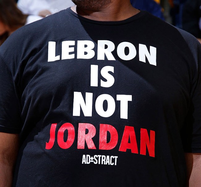 lebron is not jordan shirt